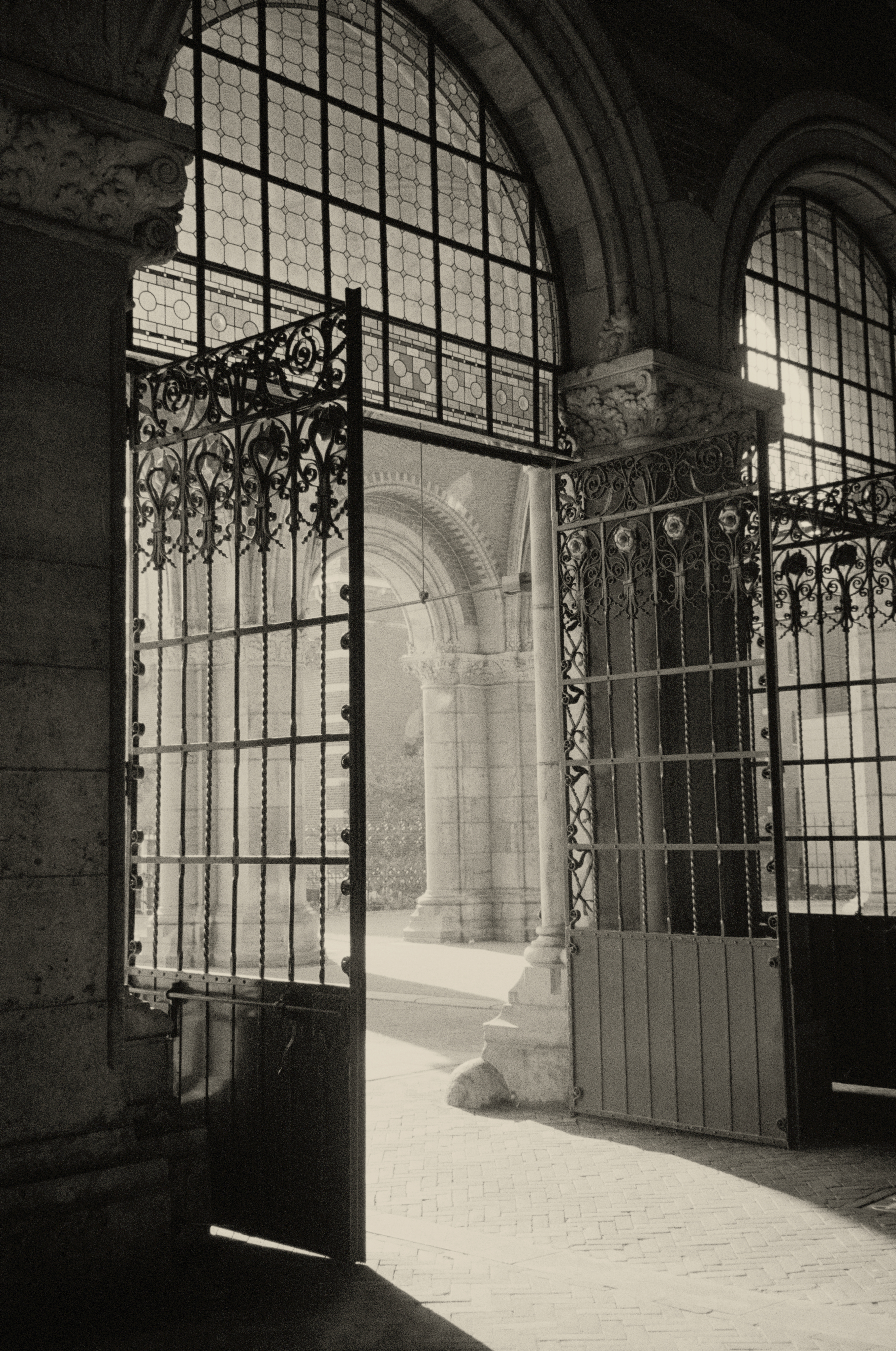 The entrance gates of rijks museum